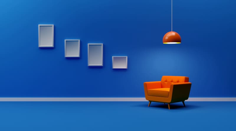 Foto fundo perfeito design de interiores arquitetônico minimalista colorido